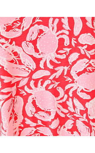 Kyleigh Dress - Cane Coral Crab Collab