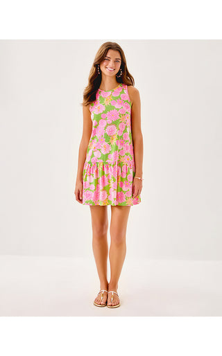 Dixi Dress - Multi Seaside Garden