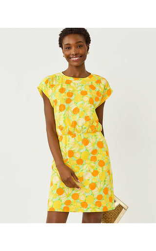 Melli Dress - Island Palm Zesty