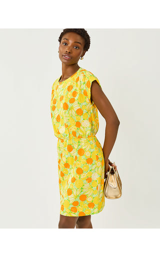 Melli Dress - Island Palm Zesty