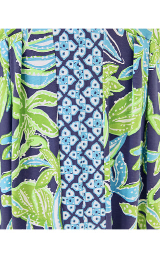 Carmilla Maxi Dress - Sapphire Pool Tropical Tango Engineered