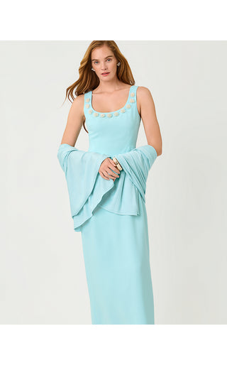 Lanelle Wrap - Heathered Day Dream Blue