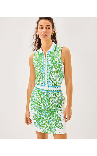 UPF 50+ Luxletic Love Active Sleeveless Dress - Resort White Sol Mates Engineered