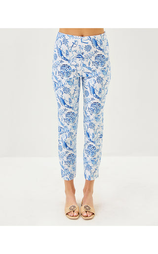 Nancee Crop Pant - Resort White Barefoot Beachcombers