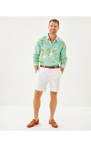 Mens Stuff Volk Stretch Short - Resort White