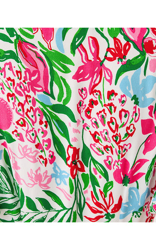 Larkyn Midi Shirtdress - Multi Glowing Gardens