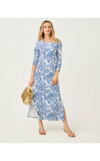 UPF 50+ Deena Dress - Starlight Navy Zoology