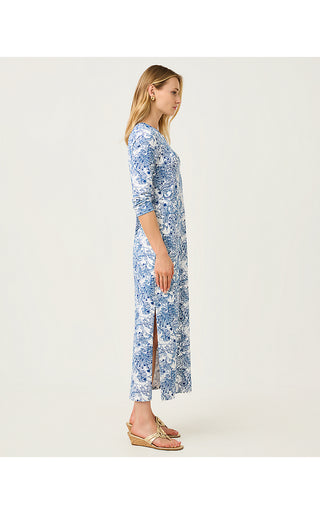 UPF 50+ Deena Dress - Starlight Navy Zoology