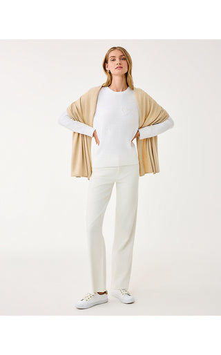 Lanelle Wrap - Heathered Wicker Tan Metallic