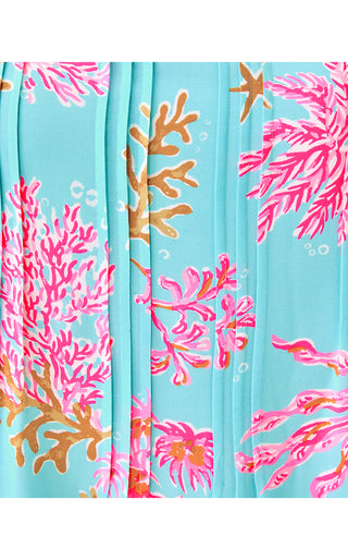 Ansella Tunic Dress - Multi Royal Coral