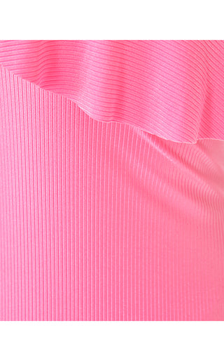 Caelum Ruffle One Piece Swimsuit - Rousseau Pink