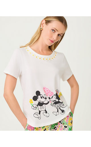 Clairmont Trimmed Knit Top - Multi Throwback Disney Graphic