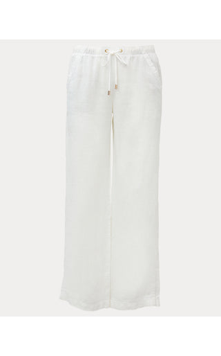 Brawley Linen Pant - Resort White