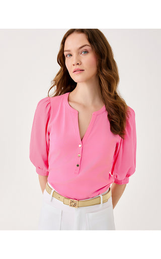 Ronson Knit Top - Confetti Pink