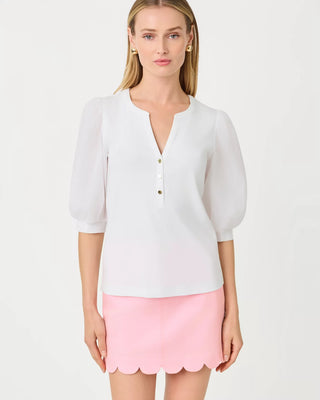 Ronson Top - Resort White