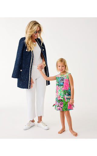 Girls Little Lilly Classic Shift Dress - Multi Party Punch Patch