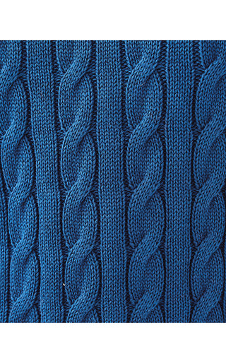 Brockton Crew Neck Sweater - Starlight Navy X Coconut Tipping