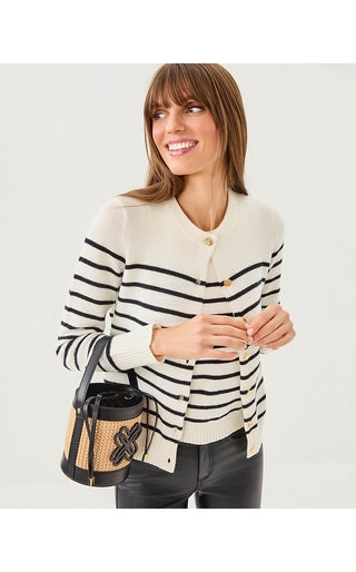 Fairley Stripe Sweater Set - Coconut Irisistable Stripe