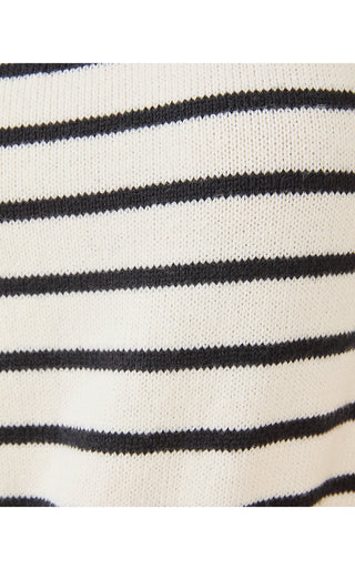 Fairley Stripe Sweater Set - Coconut Irisistable Stripe