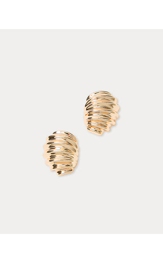Sunbelievable Earrings - Gold Metallic