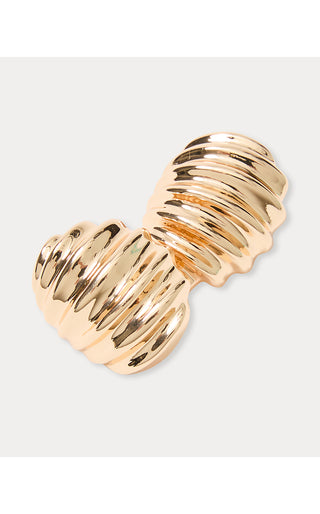 Sunbelievable Earrings - Gold Metallic