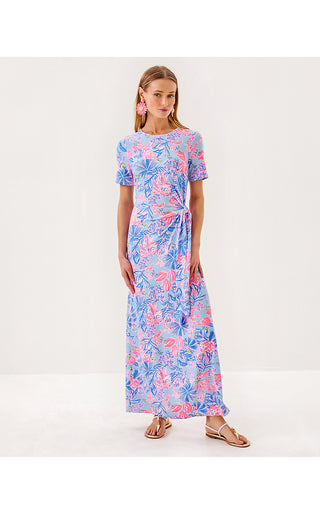Chace Maxi Dress - Multi Elephant Splash