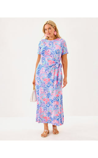 Chace Maxi Dress - Multi Elephant Splash