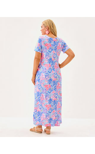 Chace Maxi Dress - Multi Elephant Splash