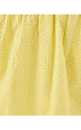 Katara Off The Shoulder Top - Limoncello Bubble Embroidery