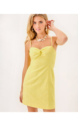 Lilamae Dress - Limoncello Bubble Embroidery