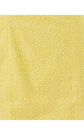 Lilamae Dress - Limoncello Bubble Embroidery