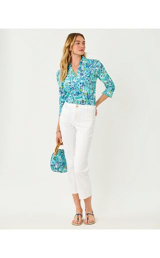 UPF 50+ Mandi 3/4 Sleeve Top - Mint Condition Harlillyquin