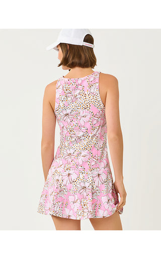 UPF 50+ Luxletic Westley Active Dress - Conch Shell Pink Wildness