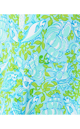 UPF 50+ Luxletic Westley Active Dress - Day Dream Blue Throw Me A Line