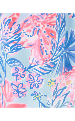 Jesslyn Silk Dress - Multi Elephant Splash Engineered Woven Dress