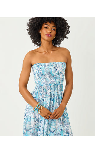 Anali Coverup - Resort White Shell Shine