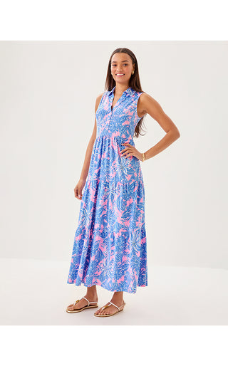 Riegan Maxi Dress - Conch Shell Pink Up Scale