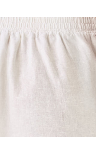 Captina Linen Short - Resort White