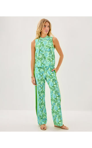 Anya Top - Cool Mint Catchin Rays Engineered Top