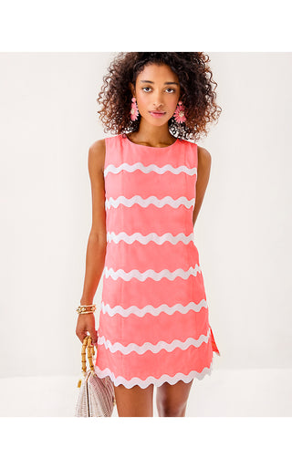 Kerra Shift Romper - Sorbet Pink