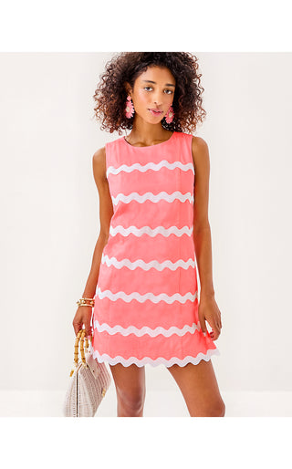 Kerra Shift Romper - Sorbet Pink