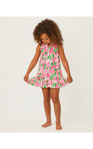 Girls Mini Riegan Dress - Putting Green Hannah