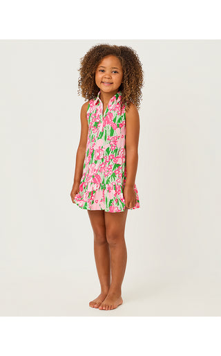 Girls Mini Riegan Dress - Putting Green Hannah