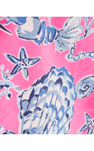 Girls Aviette Short - Rousseau Pink Barefoot Beachcombers