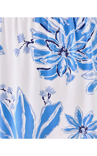 Montecito Skirted Romper - Resort White Jet Set Jungle