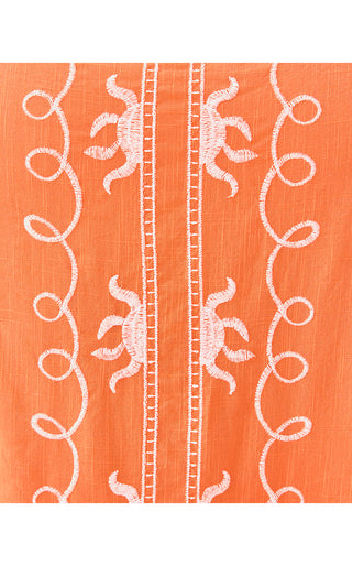 Rozalie Maxi Dress - Papaya Frond Fantasy Embroidery