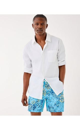 Men's Stuff Del Lago Swim Trunk - Bellevue Blue Breakers Beach