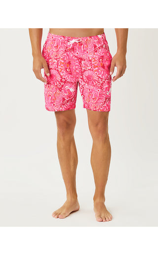 Men's Stuff Del Lago Swim Trunk - Paradise Punch Jims Stuff