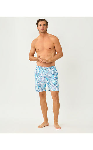 Men's Stuff Del Lago Swim Trunk - Resort White Shell Shine
