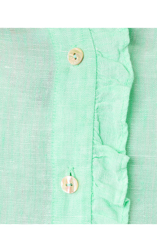 Carden Ruffle Top - Mint Condition X Resort White